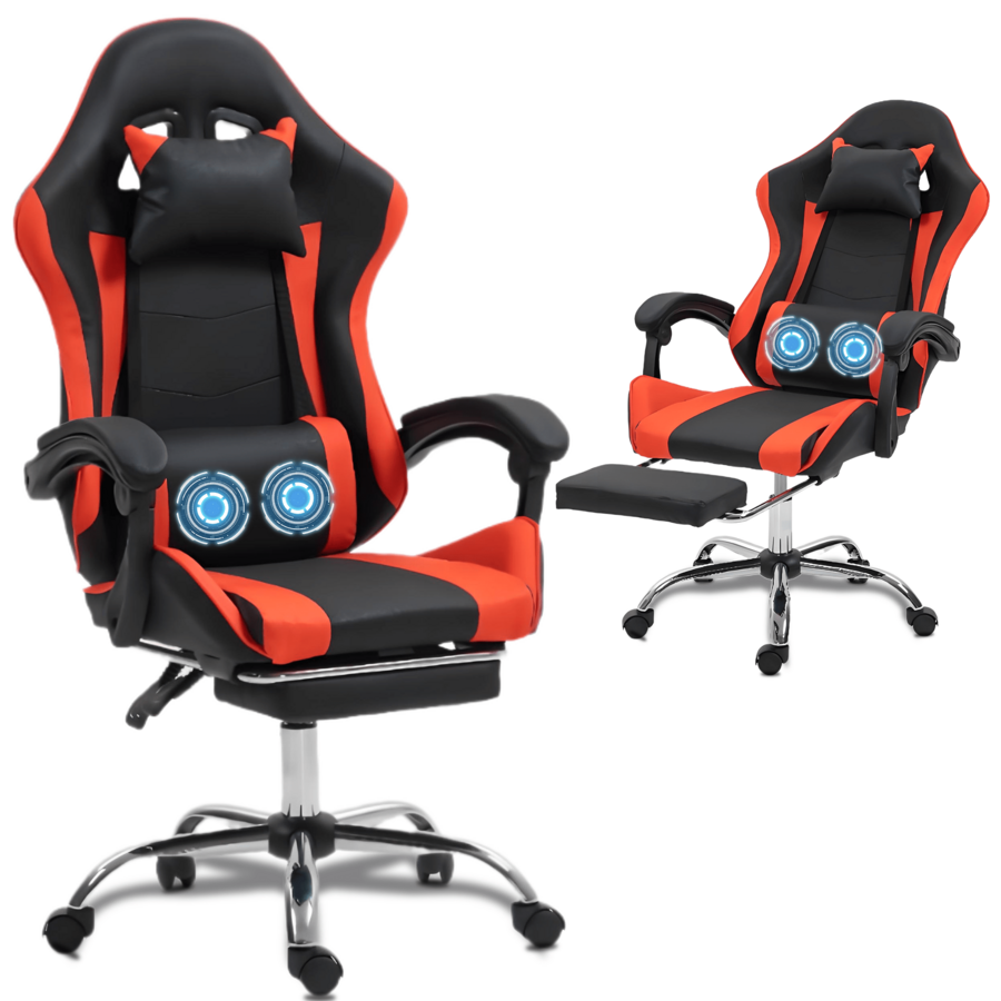 Gaming Chair With Massage Lumb - Video Gaming & Esports Usd Acc 评论和价格
