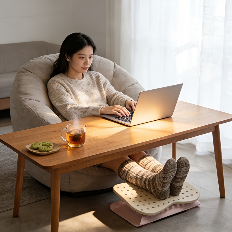 Portable Hole Studded Footrest - Footrest Under Desk 评论和价格